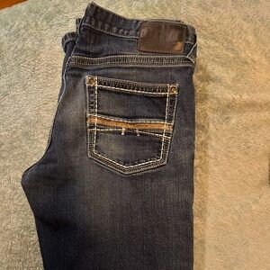 MEN’S ARIAT M5 SLIM STRAIGHT LEG JEAN SZ 34x36 - GREAT CONDITION
